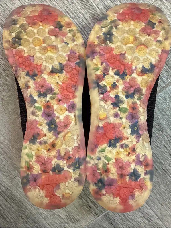 NOBULL Black/Floral Colorful Cross Trainer Training Shoes. Men's 10.5 Women's 12 - Image 5