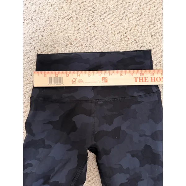 Lululemon Wunder Train High Rise Crop 21 Heritage 365 Camo Deep Coal Multi Sz‎ 4 - Image 6