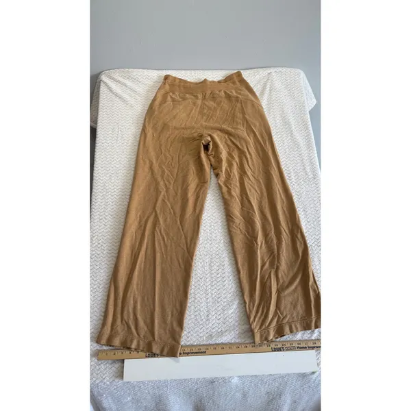 Athleta Balance Pant Wide Leg Camel Brown Drawstring Lounge Pants MT Tall - Image 2