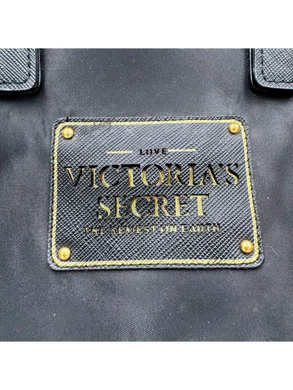 Victoria's Secret Women.s Y2K LOVE Sexiest On Earth Black Pink Satchel Purse Bag - Image 2