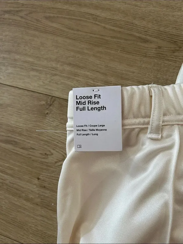 Nike Belted Pintuck Pants, Chalk, size small, NWT - Image 7