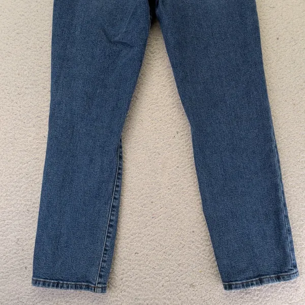 Joe's Jeans Women 28 Medium Indigo Straight Leg Distressed Denim 45GXLLT65994‎ - Image 6