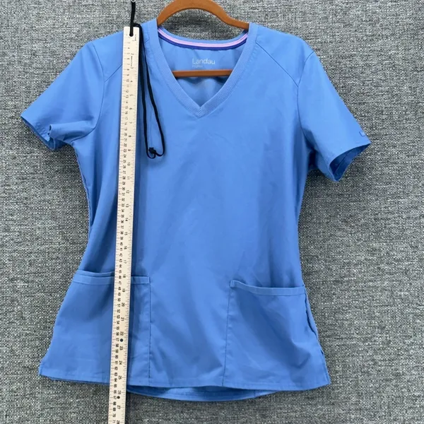 Landau ProfFlex Scrub‎ Top Blue S - Image 11