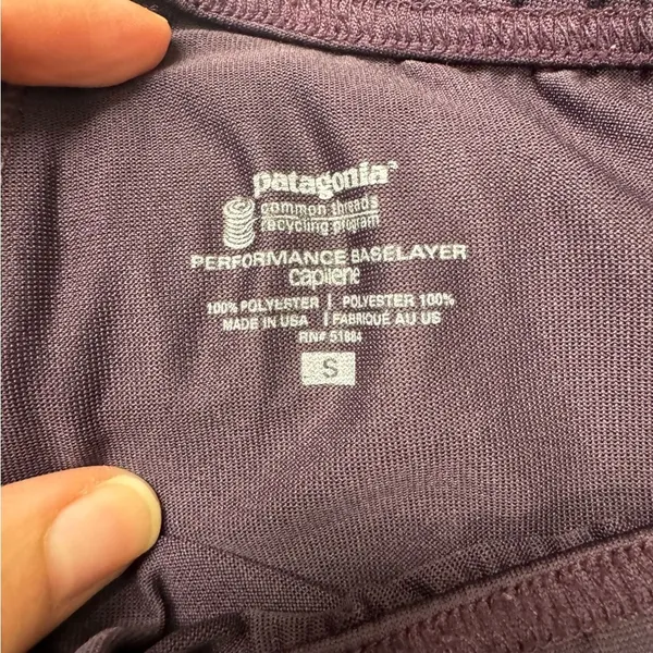 Patagonia Purple Straight Leg Pull On Pants Womens S Track Pants Casual Athletic - Image 9
