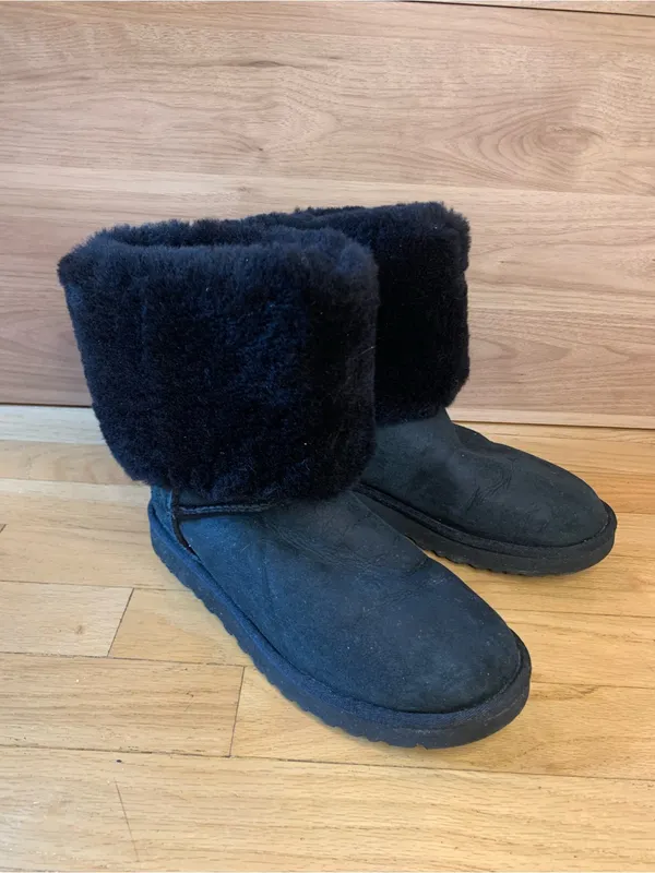UGG Classic Black Tall Boots - Size 8 - Image 2