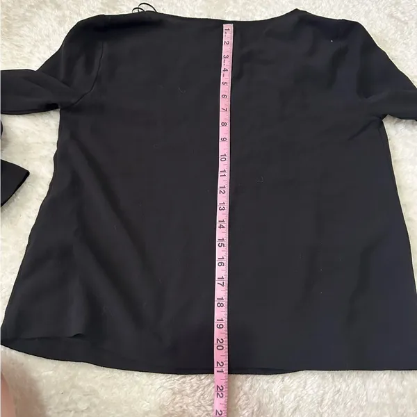 Zara trafaluc women’s medium black blouse - Image 4
