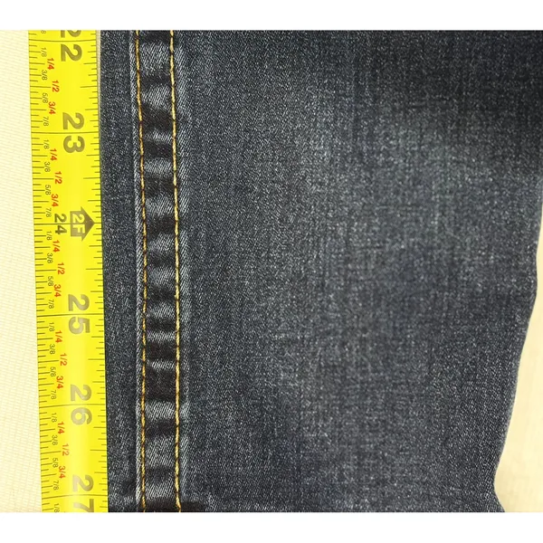 True Religion Y2K Women Dark Wash Skinny Jeans Low Rise Horseshoe Logo Size 30 - Image 8