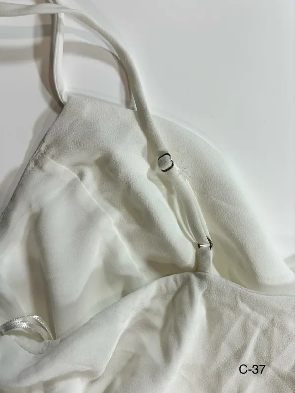 ASTR The Label White Cowl-Neck Bodysuit Size Large - Image 8
