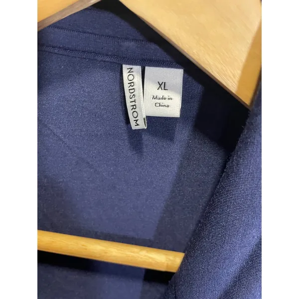 Nordstrom Pajama XL Navy Blue‎ Moonlight Eco Knit Long Sleeve Sleepwear Lounge - Image 4