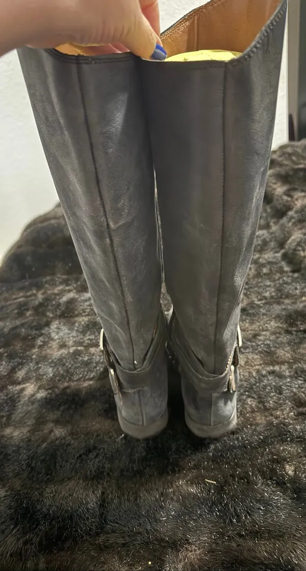 Lucky brand Hamila Riding Boots tall black equestrian moto 9 - Image 4