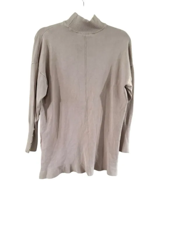 Women's Anne Klein Beige Mock Neck Sweater M - Image 9