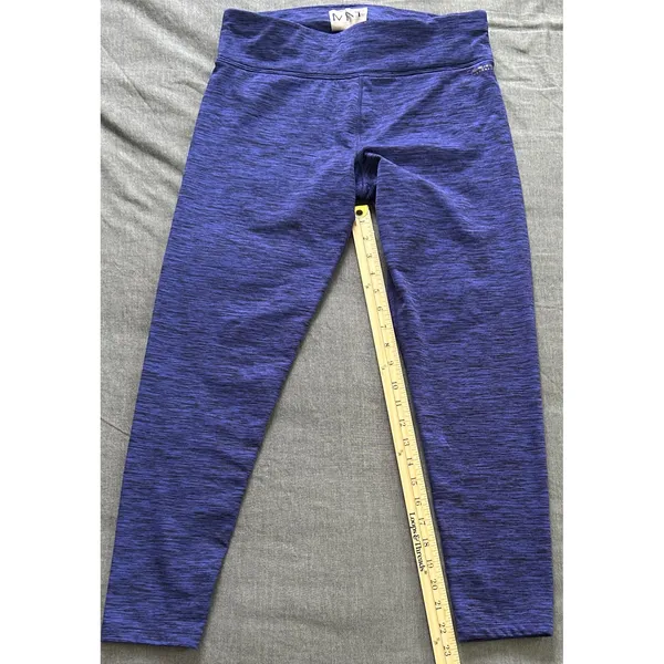 Marc New York Performance Purple Space Dye Leggings Womens Medium Athleisure - Image 8