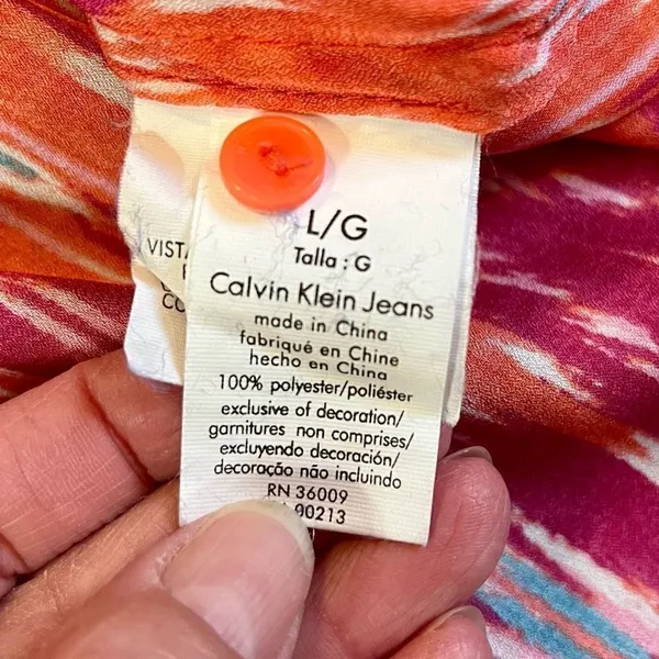 Calvin Klein Jean Layered Adjustable Tank Top Large - Image 8