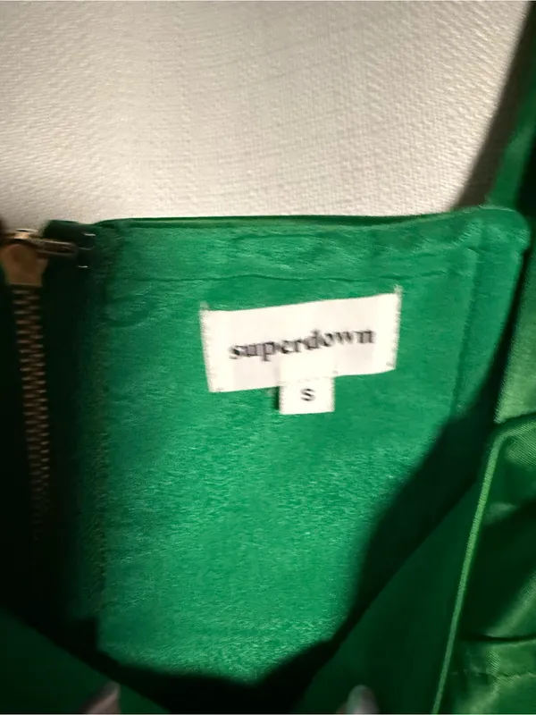 Superdown from REVOLVE Tiana Bustier Kelly Green Crop Top Size Small - Image 6