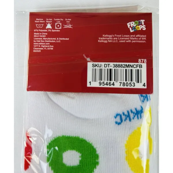 New Breakfast Cereal Crew Socks Women's Size 6-12 Novelty Funny Lot of 4 - Image 13