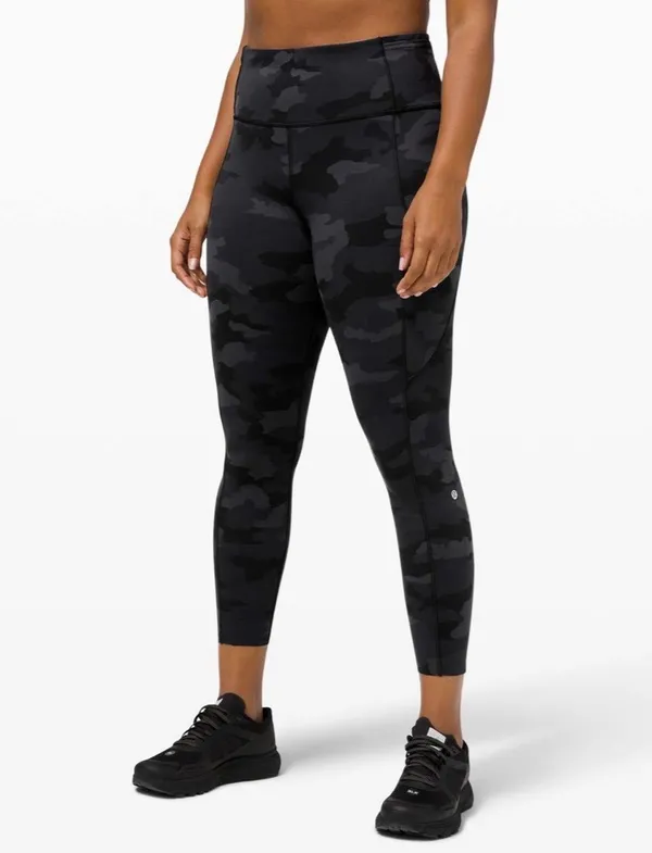 lululemon Fast and Free Tight II 25” Non-Reflective Nulux - Image 2