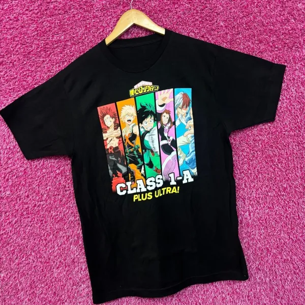My Hero Academia Class 1a Plus Ultra Anime Tshirt size XL - Image 3