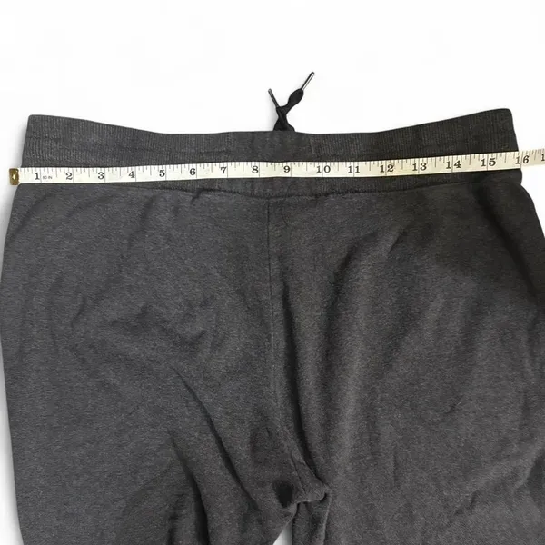 Nike Vintage Low to Mid rise 2000s Style Charcoal Wide Leg Sweatpants - Image 4