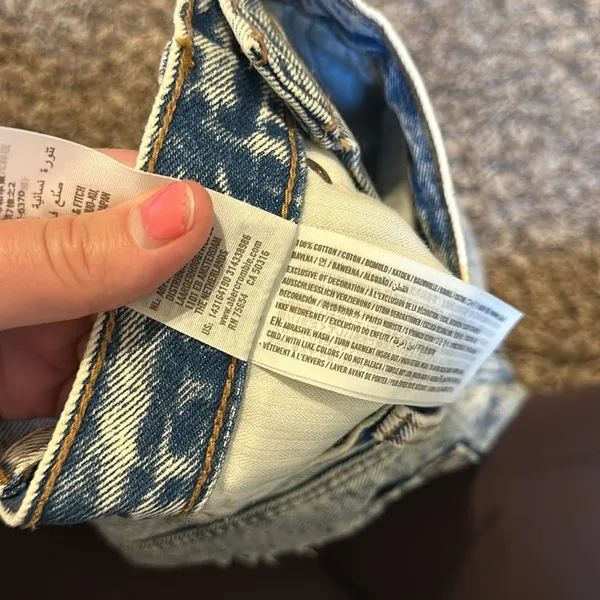 Abercrombie & Fitch Natural Rise Skirt Denim 25 - Image 7