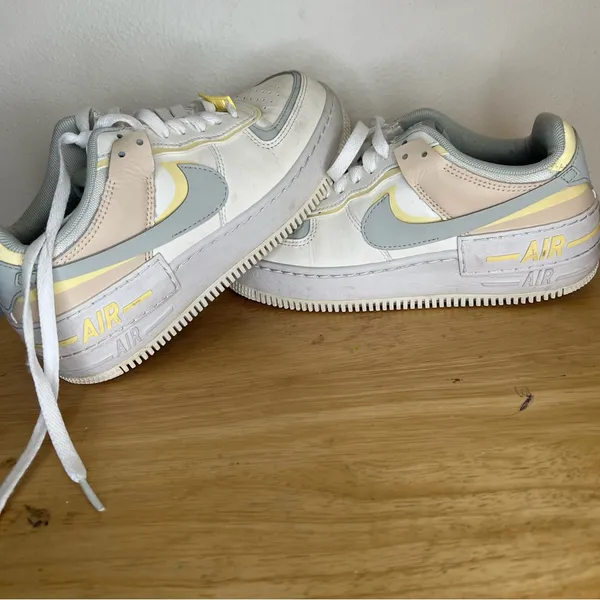 Nike Air Force 1 Shadow Pastel Sneakers - Women's‎ Size 6.5 US - Multi-Color - Image 7