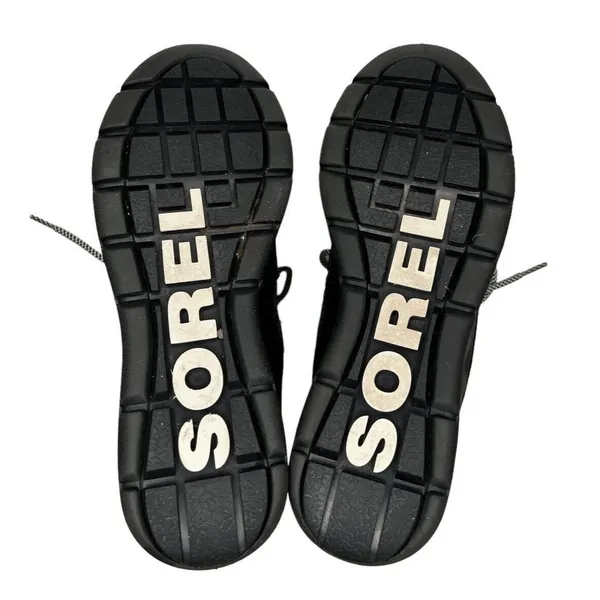 SOREL Explorer Carnival Boots Black/Sea Salt Women’s Size‎ 10 - Image 8