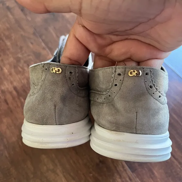 Cole Haan Grand Tour Oxford Sneakers in gray suede - Image 6