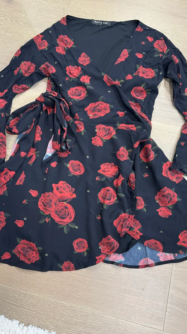 White Fox - Starry Night Dress Russian Rose Black - Image 3