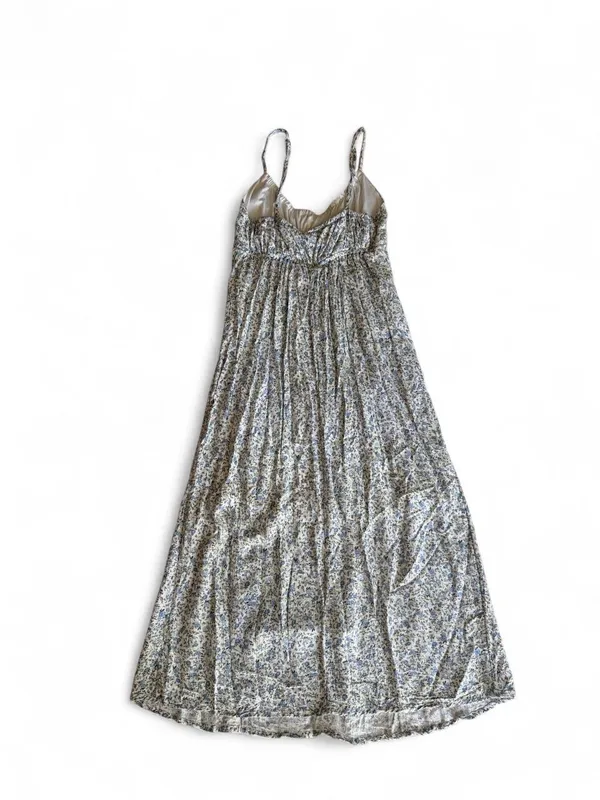 No Boundaries Blue Floral Corset Maxi Dress XS 0-2 - Image 4
