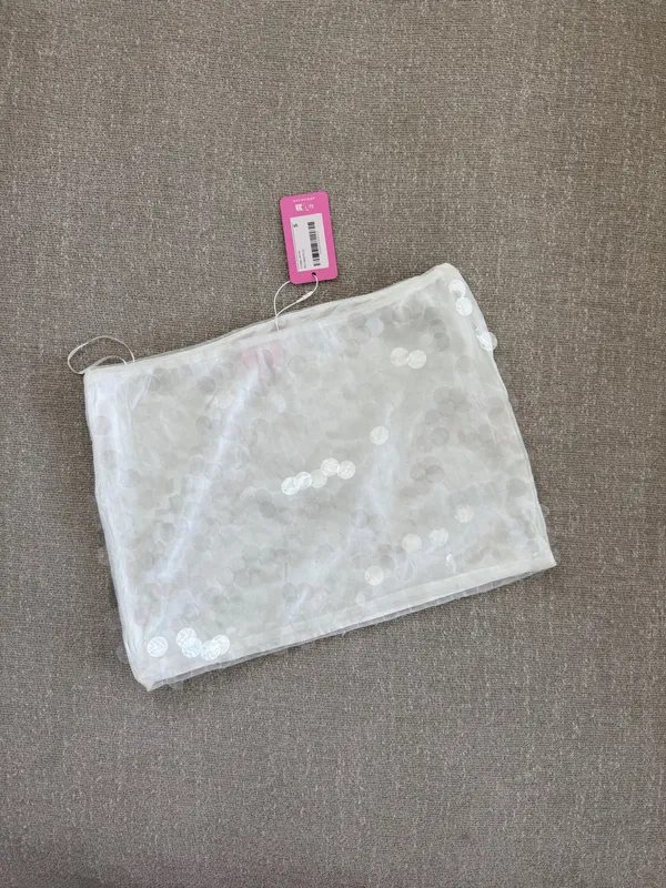 Edikted Tink Sequin Skirt - Image 2