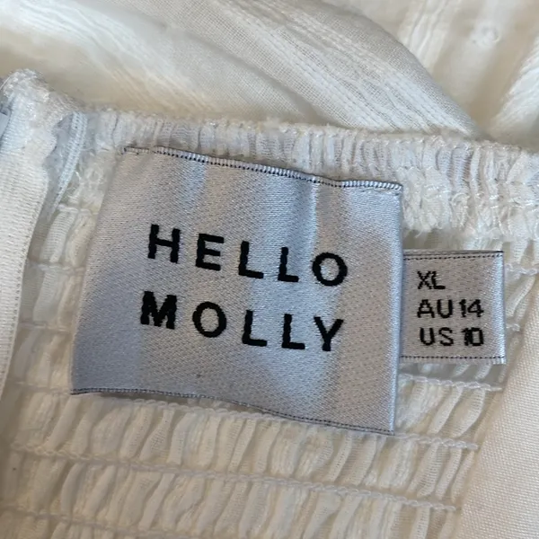 Hello Molly Beauty Beyond Measure white mini dress - Image 6