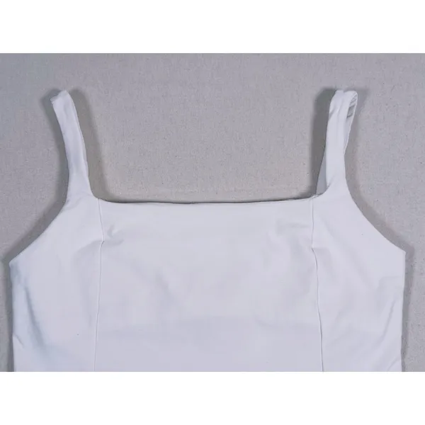Beyond Yoga Spacedye Square Neck Sports Bra Tank Top XL White Yoga Pilates Gym - Image 5