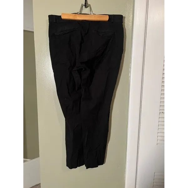 Banana Republic Women's Size 10 Sloan Pant Curvy Fit Black Mid-Rise Stretch - Image 7