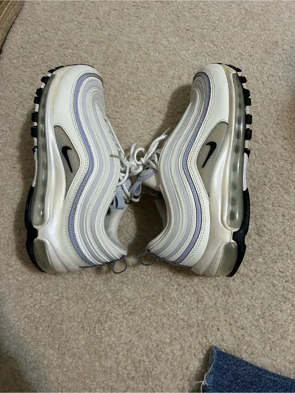 Nike Air Max 97 White with Light Blue Accents - Image 5