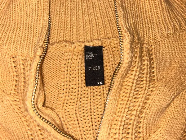 Copped  Sweater Zip Up - Image 2