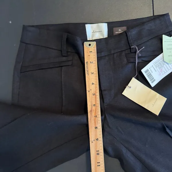 NWT Anthropologie Elevenses Black "Brighton" Flare Trousers, MSRP $118, Size 4 - Image 8