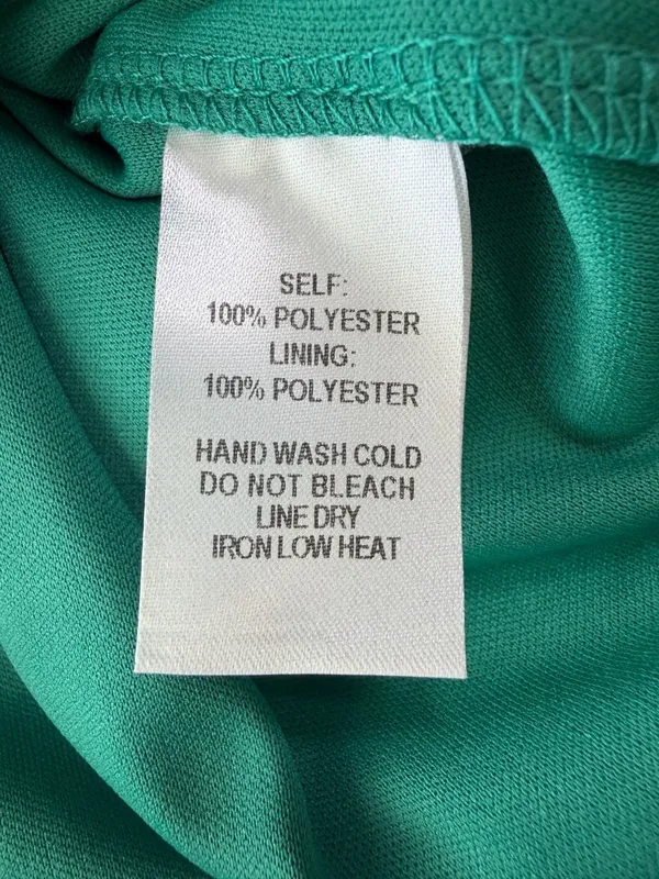 Lulus Best Wishes Teal Green Halter Sleeveless Sheath Mini Dress Size S - Image 7