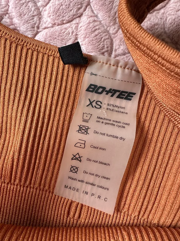 Bo+Tee Seamless Ribbed Sports Bra - Image 2