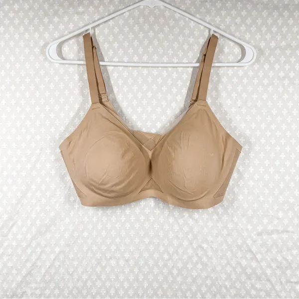 Honeylove NWT Tan Nude Crossover Wireless Bra‎ - Image 2