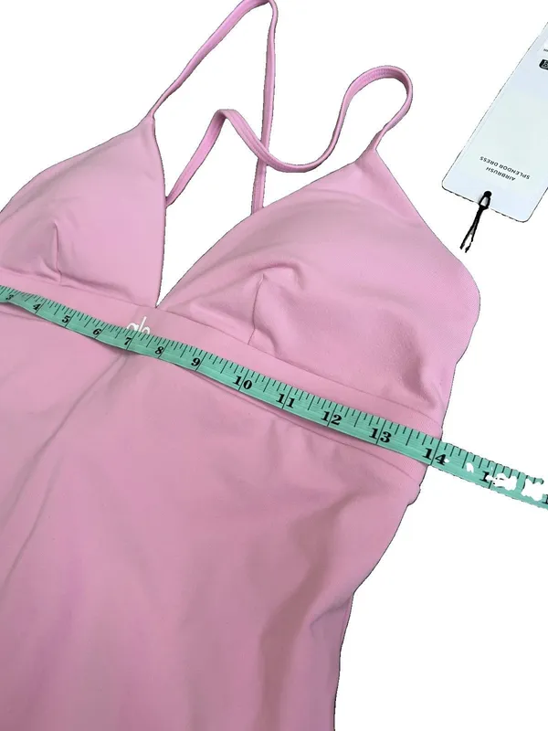 NWT Alo Yoga Airbrush Splendor Dress - Candy Heart Pink M - Image 9