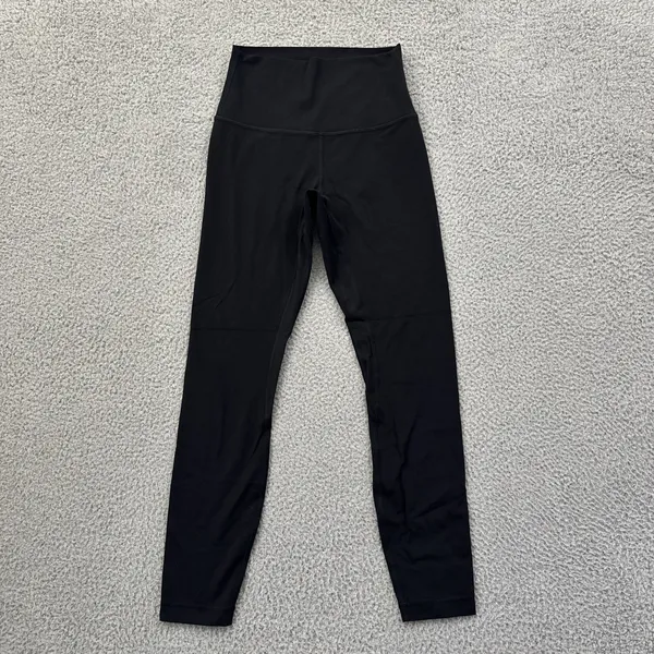Lululemon Align High Rise Leggings Black Athletic Athleisure Women's 4 x 25 - Image 2