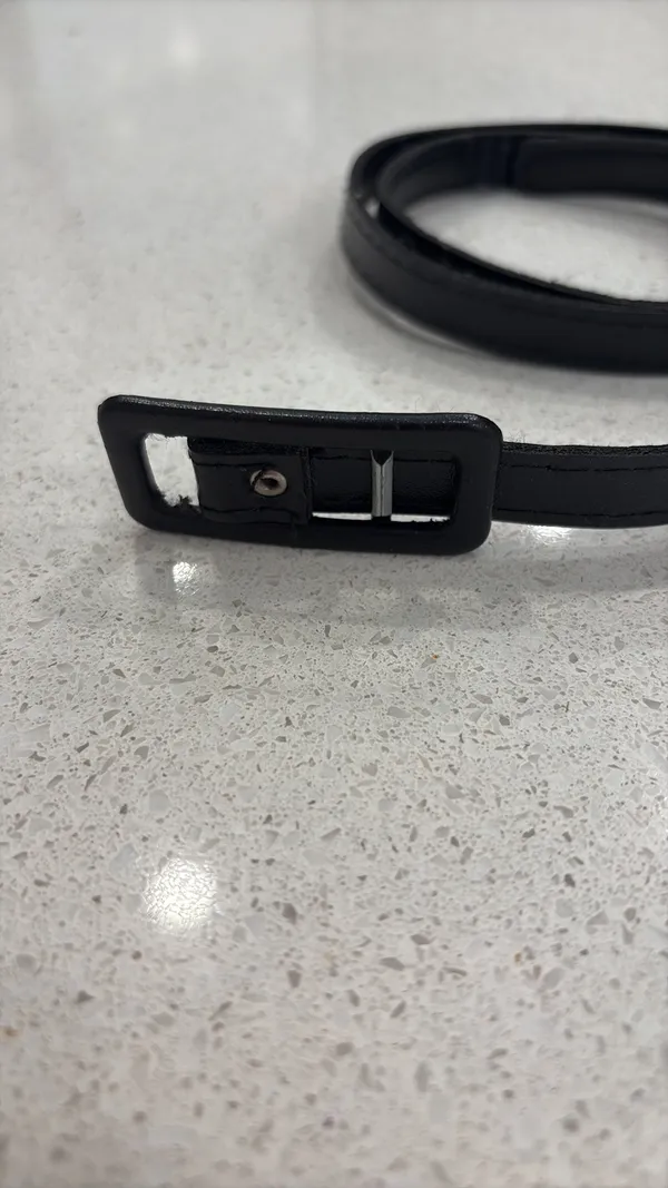 Skinny Black Belt - Image 2