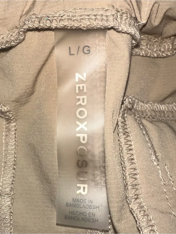 ZeroXposur Outdoor Athletic Pants - Chai / Khaki Size Large - Image 8