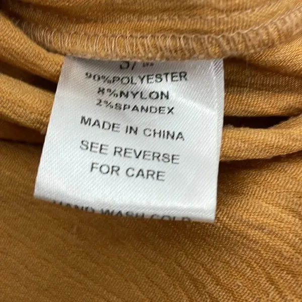 Wishlist Apparel Corduroy Mustard Color Schaket with Doleman sleeves S/Medium - Image 12