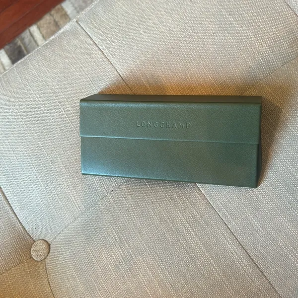Longchamp‎ Olive Fold Over Eye Glass Case - Image 3