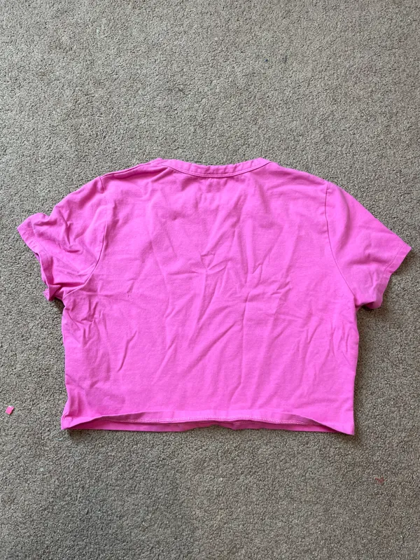 Cotton On pink crop top - Image 2