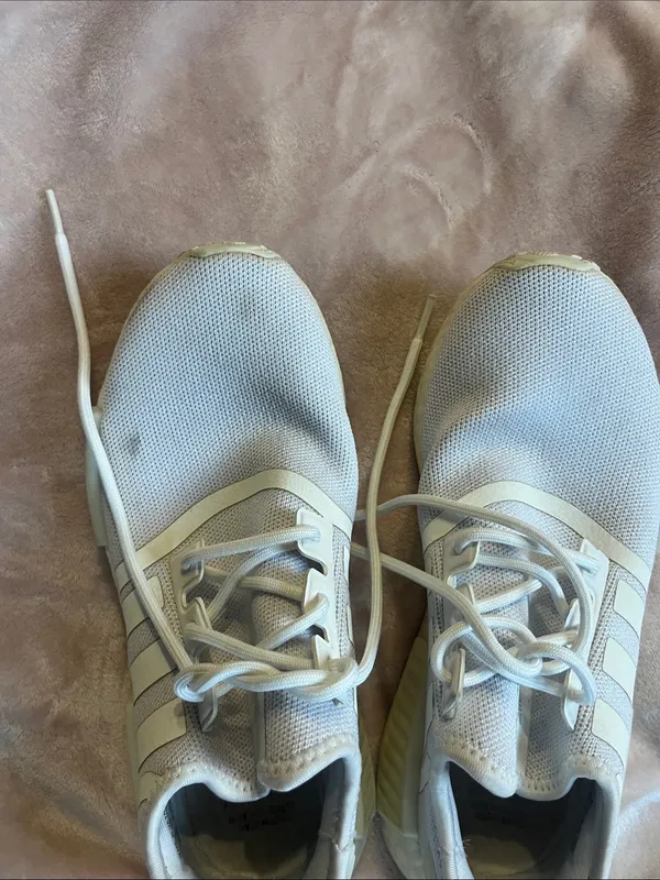adidas White Women's Lace-Up Sneakers - Image 2