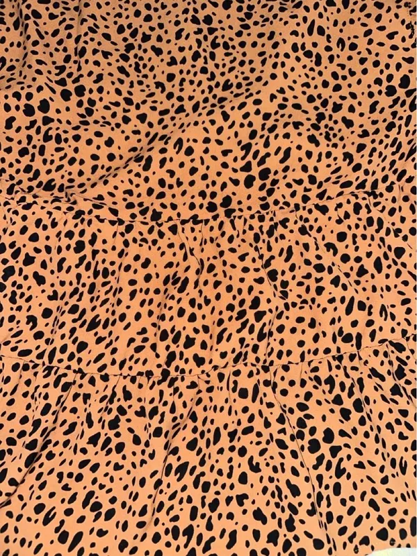 SheIn Maternity Animal-Print Ruffled Sleeve Blouse Top - Image 3