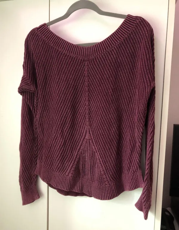 Aerie Purple Sweater - Image 2