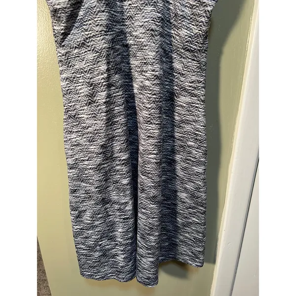 MPG Women's Size Medium Marled Performance Dress Purple Black V-Neck Sleeveless - Image 10