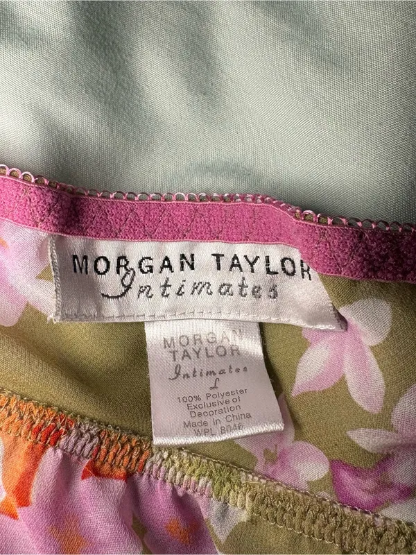 Morgan Taylor Intimates Floral Slip Dress — Size L - Image 9